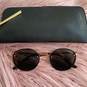 Quay x Elle Ferguson Round Sunglasses